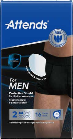Attends For Men Shield 2 Incontinentie Inleg 16 2