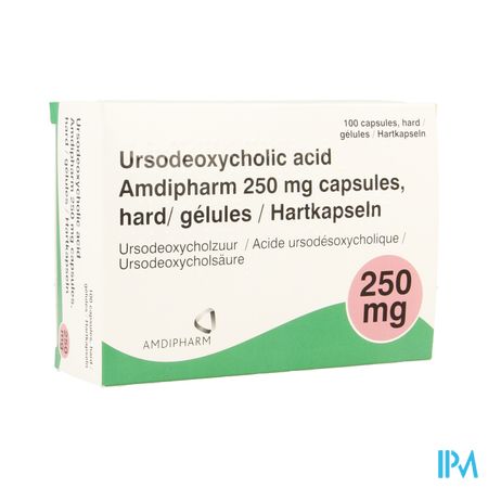 Ursodeoxycholic Acid 250mg Caps Dur 100