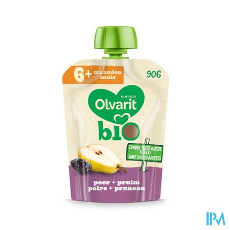 Olvarit Bio Peer Pruim 6m 90g