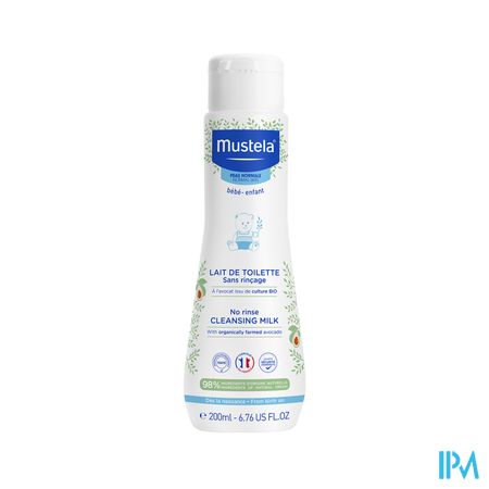 Mustela Pn Lait Toilette S/rincage 200ml