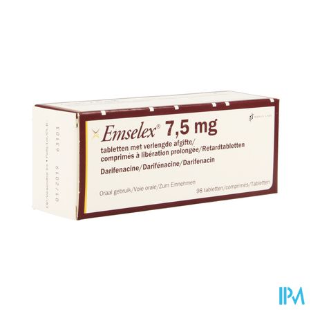 Emselex Liberation Prolongee Comp 98 X 7,5mg