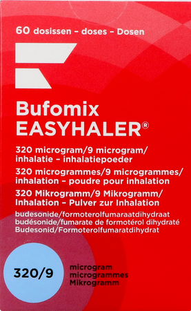 Bufomix 320mcg 9,0mcg Easyhaler Inhal Pdr Dos 60 3