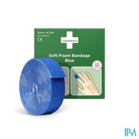 Cederroth Soft Foam Blauw 3cmx4,5m 51011022 3