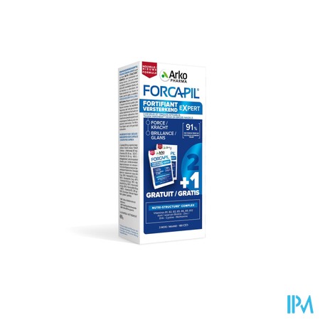 Forcapil Fortifiant Expert Caps 3x60 Promo 2+1