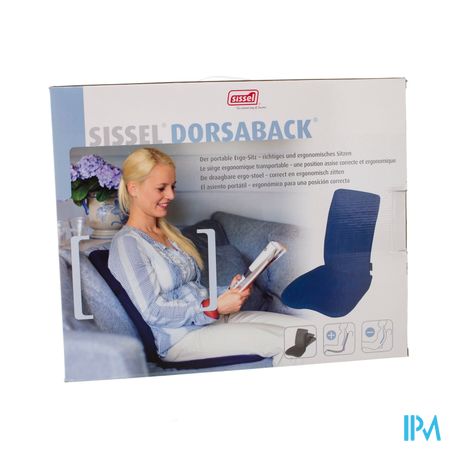 Sissel Dorsaback -pad Support Dos+assise Noir