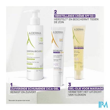 Aderma Epitheliale Creme Spf50+ A/vlekken 40ml 7