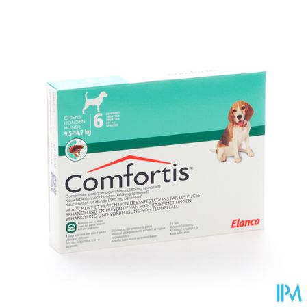 Comfortis 665mg Hond Kauwtabletten 6
