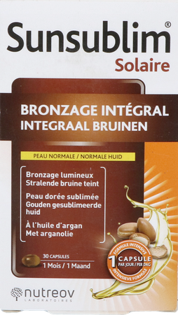 Sunsublim Integraal Bruinen Caps 30 2