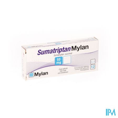 Sumatriptan Viatris 50mg Tabl 12 2