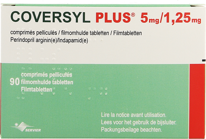 Coversyl Plus 5mg/1,25mg Impexeco Film.tabl 90 Pip 1