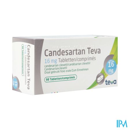 Candesartan Teva Tabl 98 X 16mg