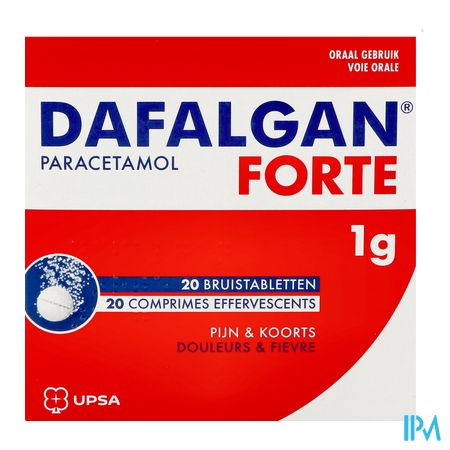 Dafalgan Forte 1g Comp Efferv. 20