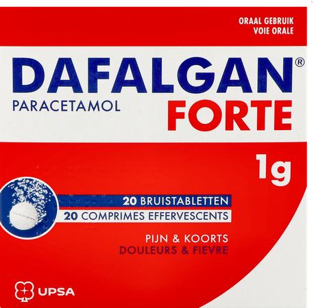 Dafalgan Forte 1g Bruistabletten 20 1