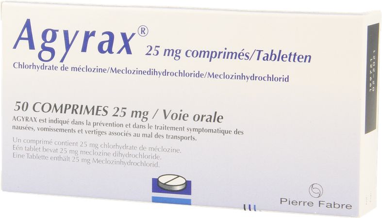 Agyrax 25mg Comp 50 9