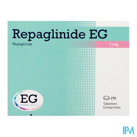 Repaglinide EG 1,0Mg Comp 270 2