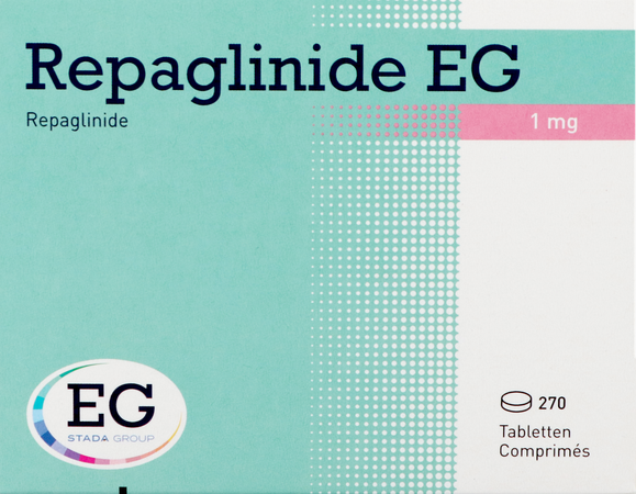 Repaglinide EG 1,0Mg Tabl 270 2
