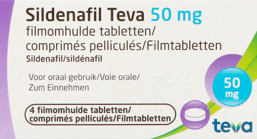 Sildenafil Teva 50mg Filmomh Tabl 4x 50mg 4