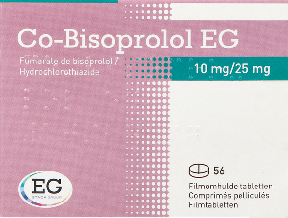 Co Bisoprolol EG 10Mg/25Mg Tabl 56 2