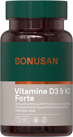 Vitamine D3 & K2 Softcaps 120 Bonusan 2