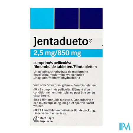 Jentadueto 2,5mg/ 850mg Film Tabl 180 (2x90) 2