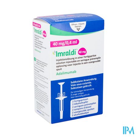 Imraldi 40mg Sol Inj 100mg/ml Ser. Preremplie 2