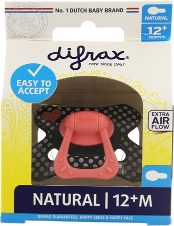 Difrax Fopspeen Natural 12m+ 21