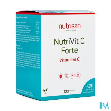 Nutrivit C Forte V-caps 100+20 Gratis Nutrisan