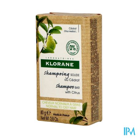 Klorane Capil. Sh Bar Cederappel 80g 1