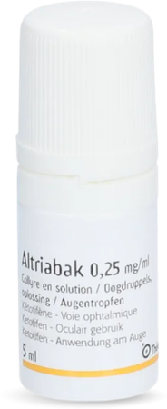 Altriabak 0,25mg/ml Gutt Oculaires Fl 5ml 3