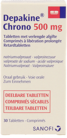 Depakine Chrono 500 Verlenge Afgifte Comp 30 Fl 1