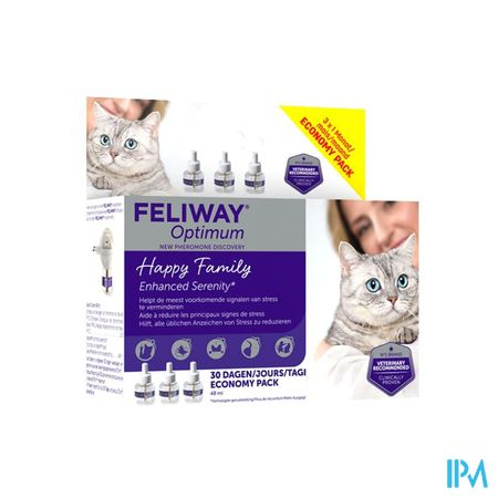 Feliway Optimum Chat Refill Fl 3x48ml