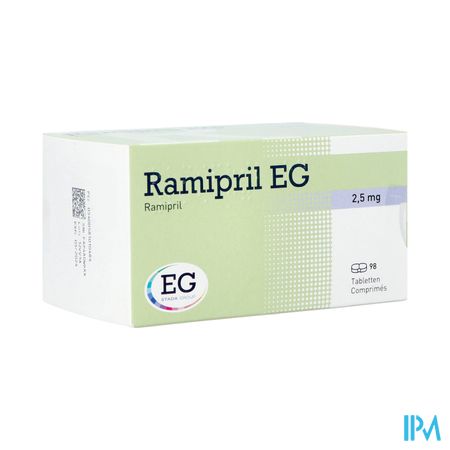 Ramipril EG  2,5 Mg Tabl 98 X 2,5 Mg