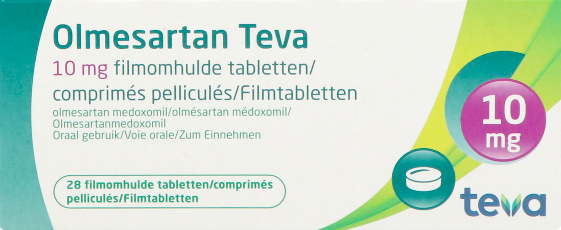Olmesartan Teva 10mg Filmomh Tabl 28 1