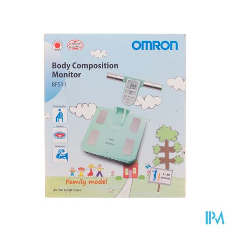 Omron Bf511t Turqoise Moniteur Constit.corp.<150kg