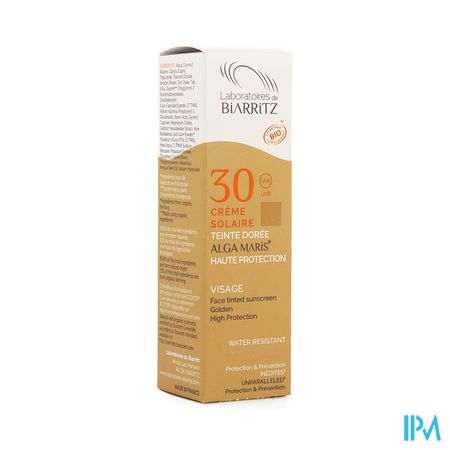 Alga Maris Zonnecreme Gezicht Ip30 Doree 50ml