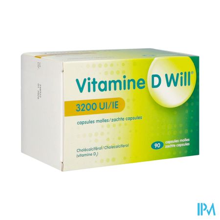 Vitamine D Will 3200ie Zachte Caps 90