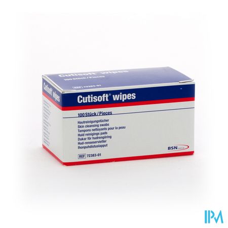 Cutisoft Wipes Skin Cleansing Swabs 100 7238301
