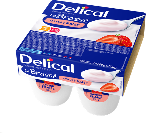 Delical Le Brasse Aardbei 4x200g 4