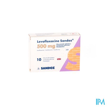 Levofloxacine Sandoz Filmomh 10 X 500mg 1