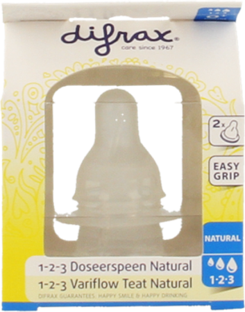 Difrax Flessenspeen Natural 1-2-3 674 5