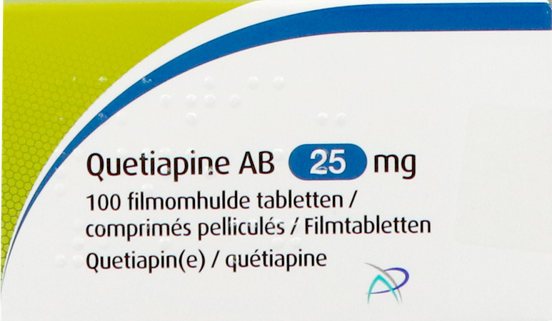 Quetiapine Ab 25mg Filmomh Tabl 100x25mg 1