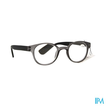 Pharmaglasses Leesbril Round +3.50 Grey/black