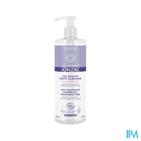 Jonzac Reactive Douchegel Z/parf Bio 500ml