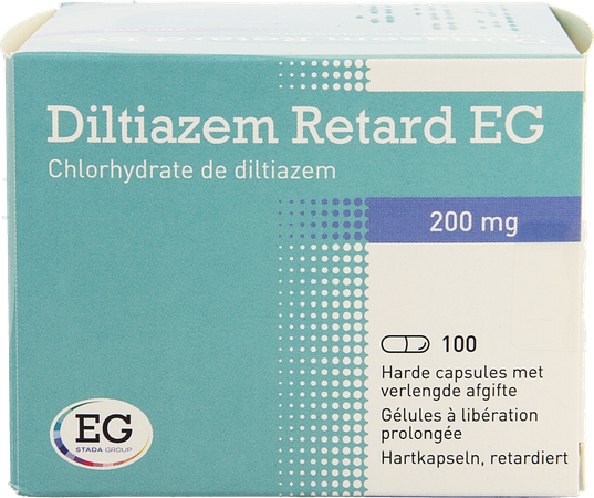 Diltiazem Retard EG 200Mg Caps 100X200Mg 1