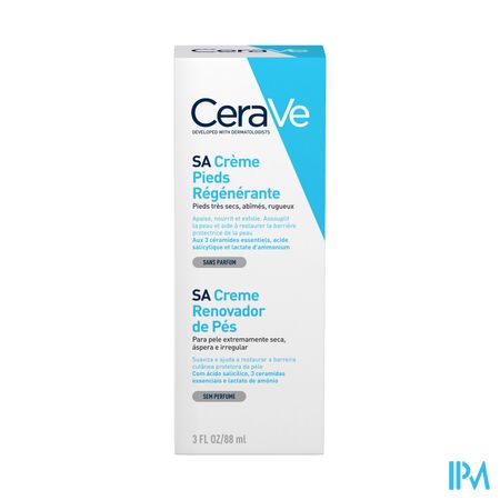 Cerave Sa Creme Pieds Regenerante 88ml