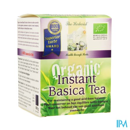 Herborist Organic Instant Basica Thee Pdr 100g