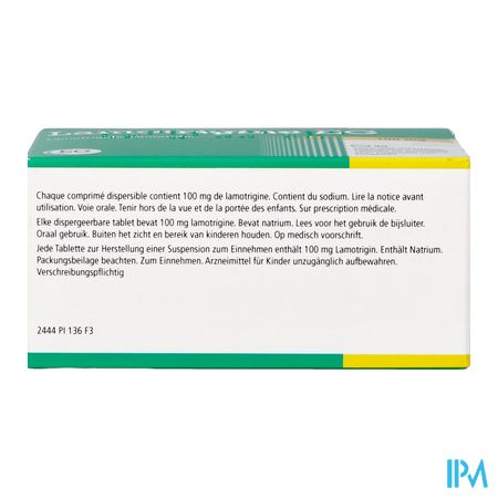 Lamotrigine Eg 100mg Orifarm Comp Orodisp. 90 5