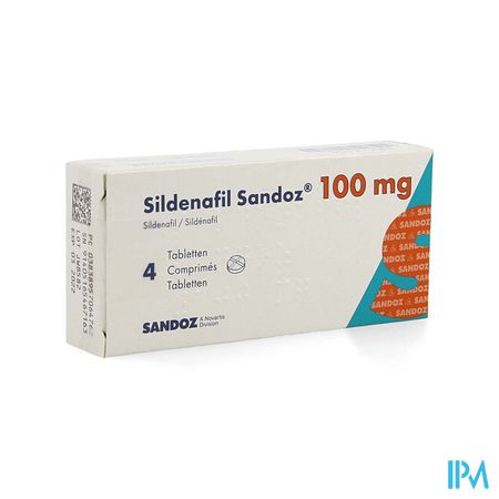 Sildenafil Sandoz 100mg Comp Pell 4x100mg