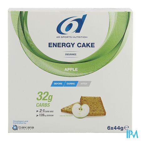 6d Sixd Energy Cake Apple 6x44g 1