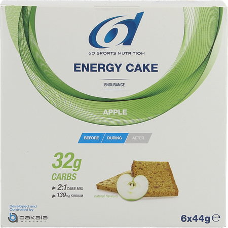 6d Sixd Energy Cake Apple 6x44g 1